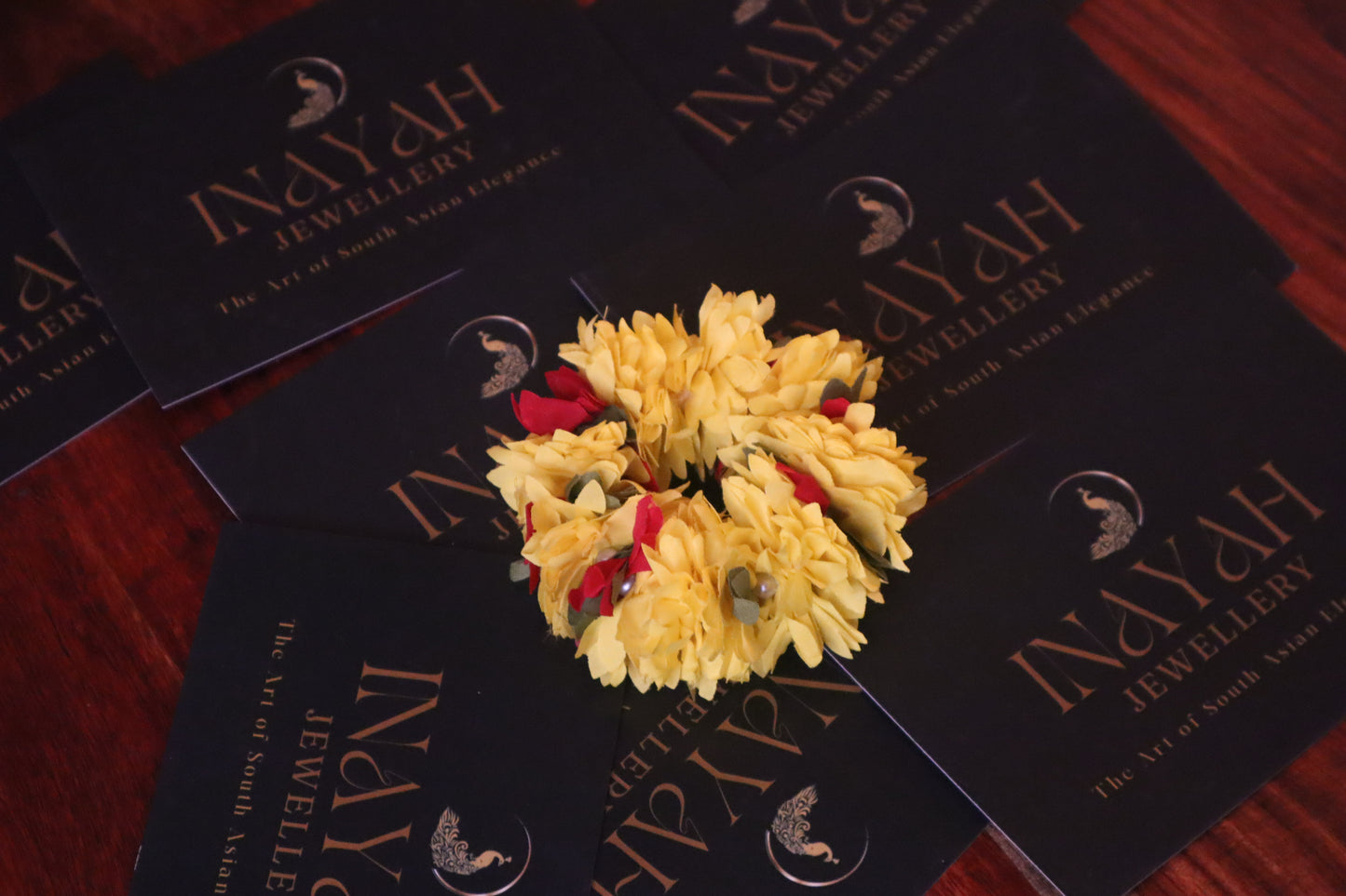 Marigold Scrunchie | Yellow Gajra