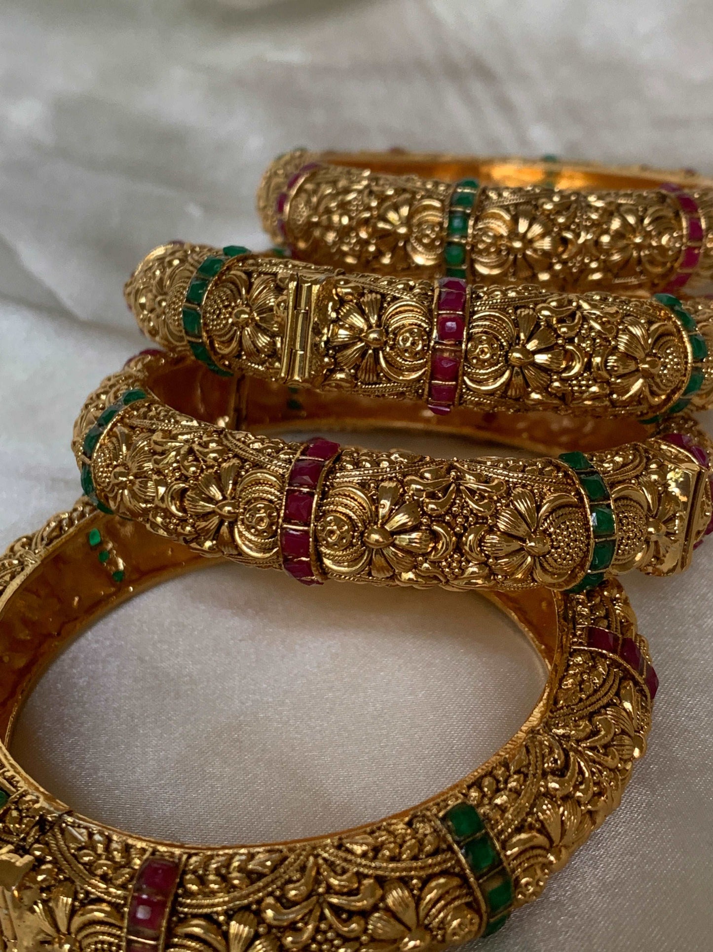 Golden Bangle Gems