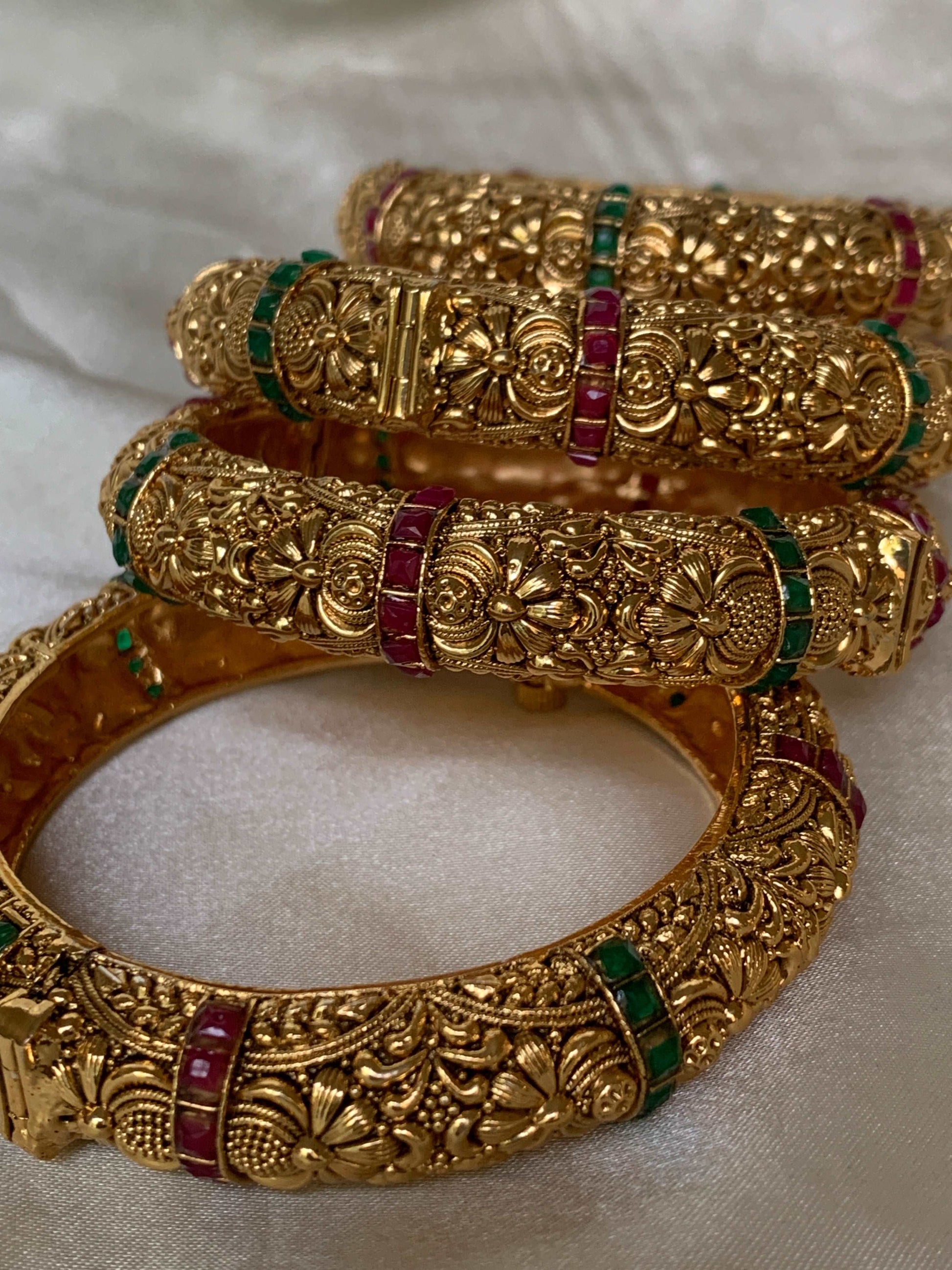 Golden Bangle Gems