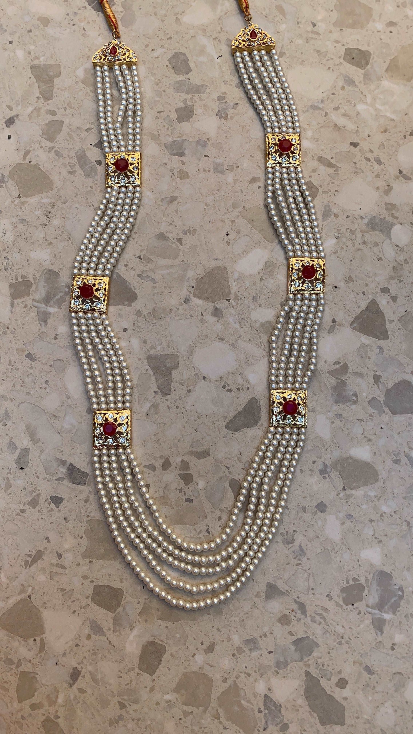 Ezhil | Long Pearl Mala