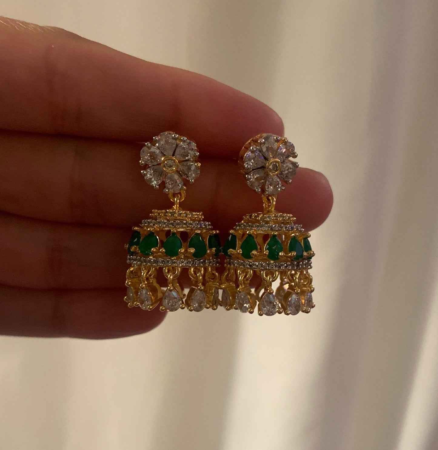 Mini Diamond Jhumka