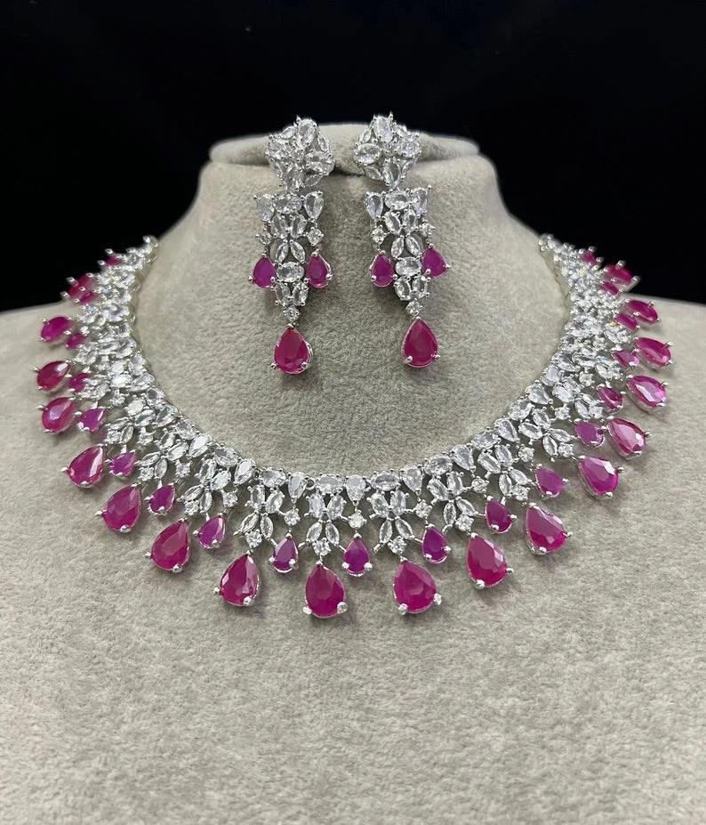 Hala |  American Diamond Necklace