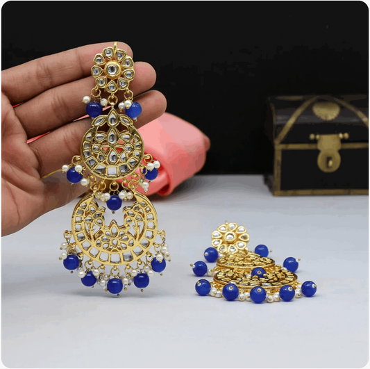 Tara | Kundan Meenakari Earrings