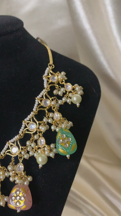 Ansa | Gold Kundan Necklace